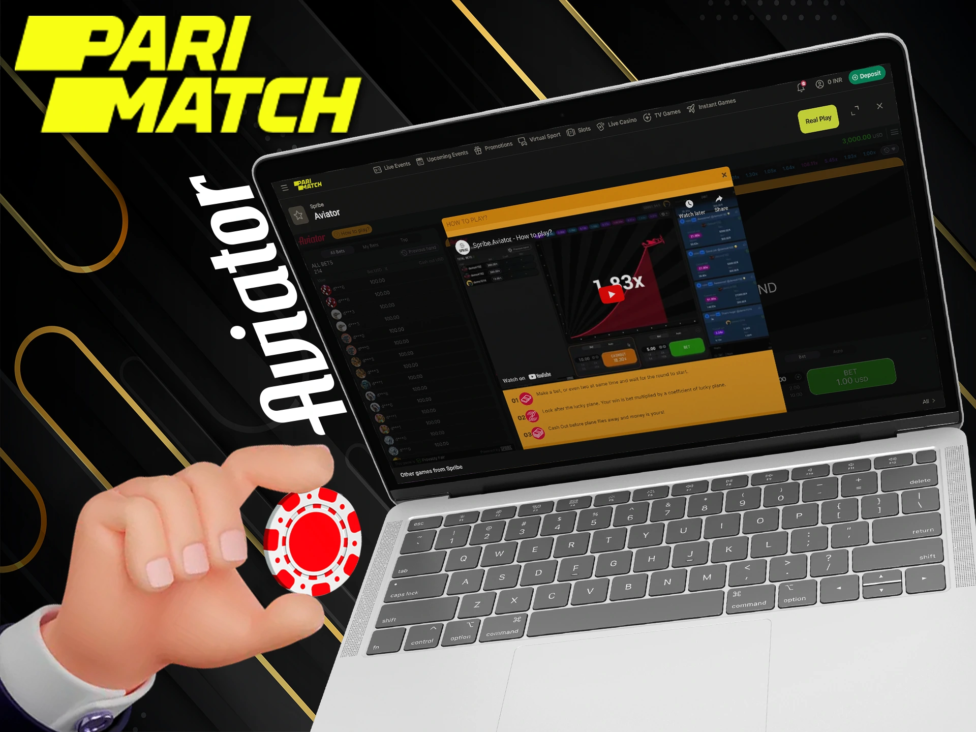 Learn how to play Aviator before you place your bets at Pari Bet.