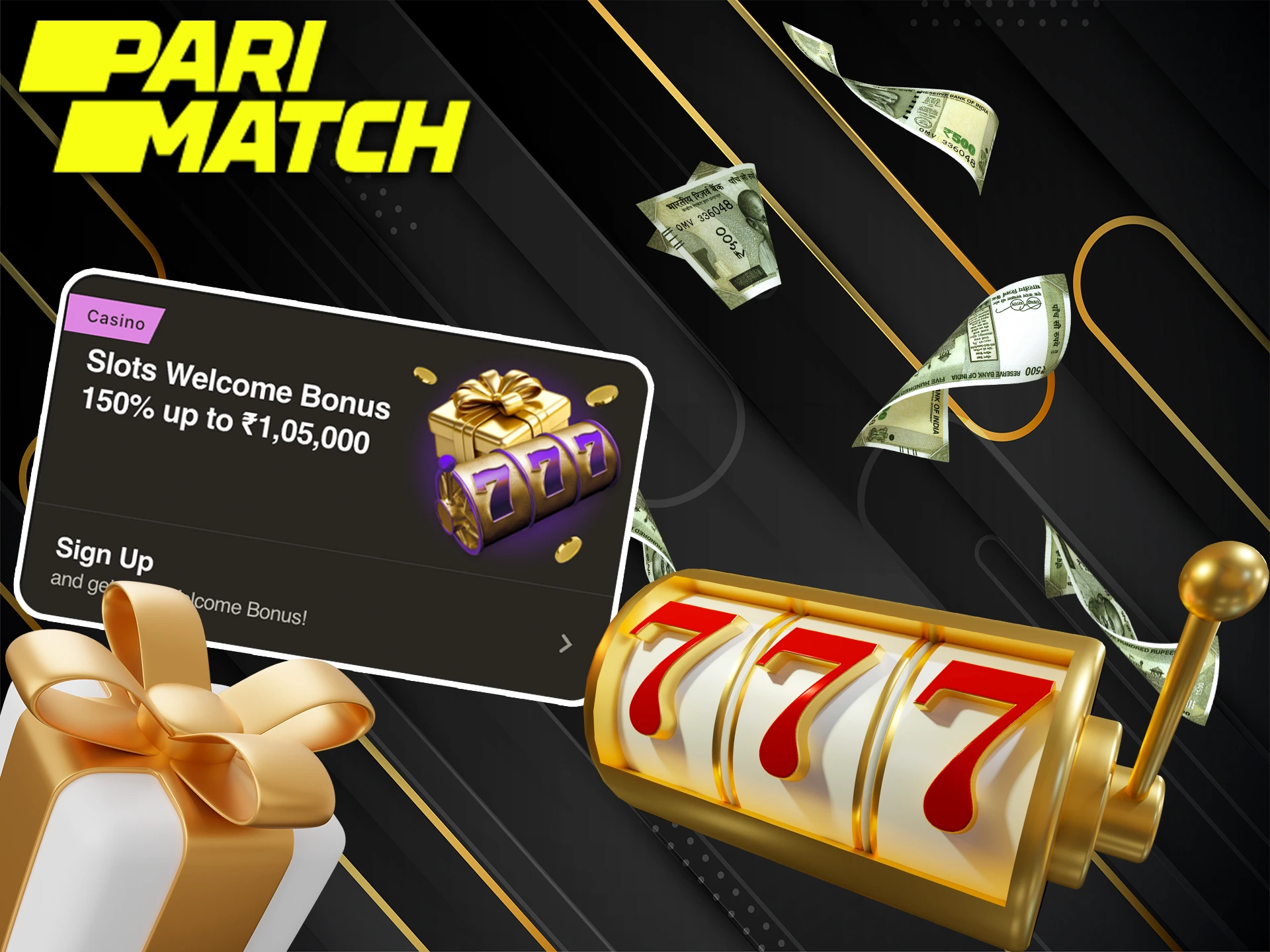 Start playing casino games with a welcome bonus with Pari Bet.