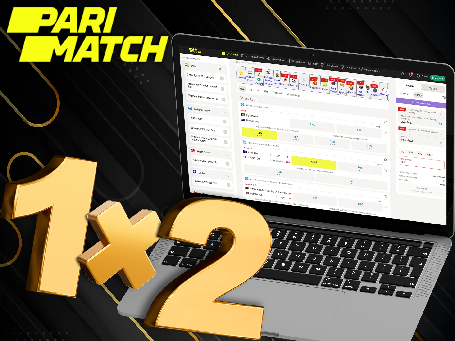 Try 1 x 2 betting at Pari Bet.