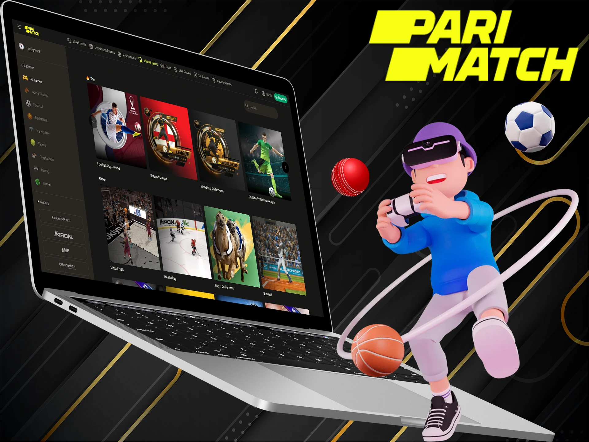 Immerse yourself in virtual sport with Pari Bet.