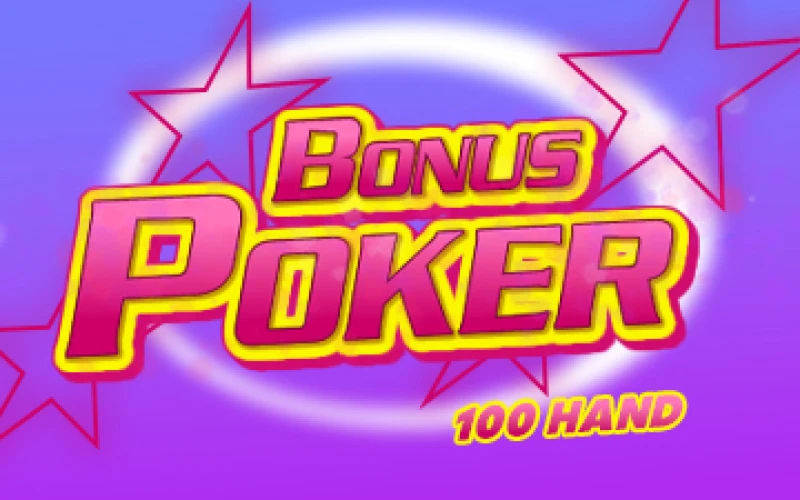 Play Bonus Poker 100 hand at Parimatch.