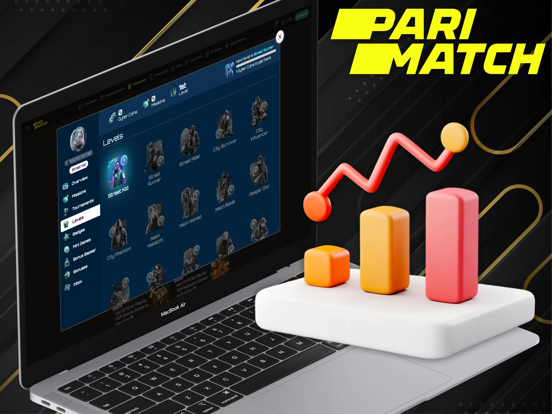 Get to know more about the loyalty level system at Parimatch.