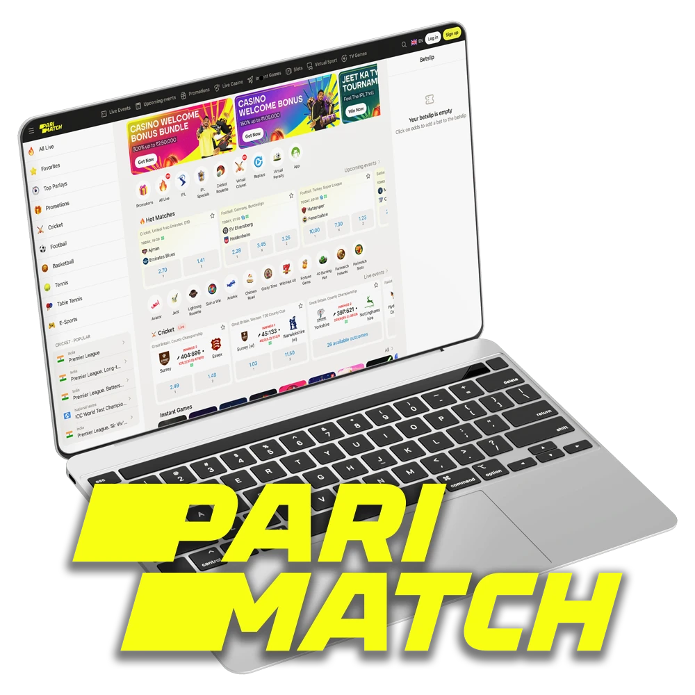 Try and test the Parimatch app for PC devices.
