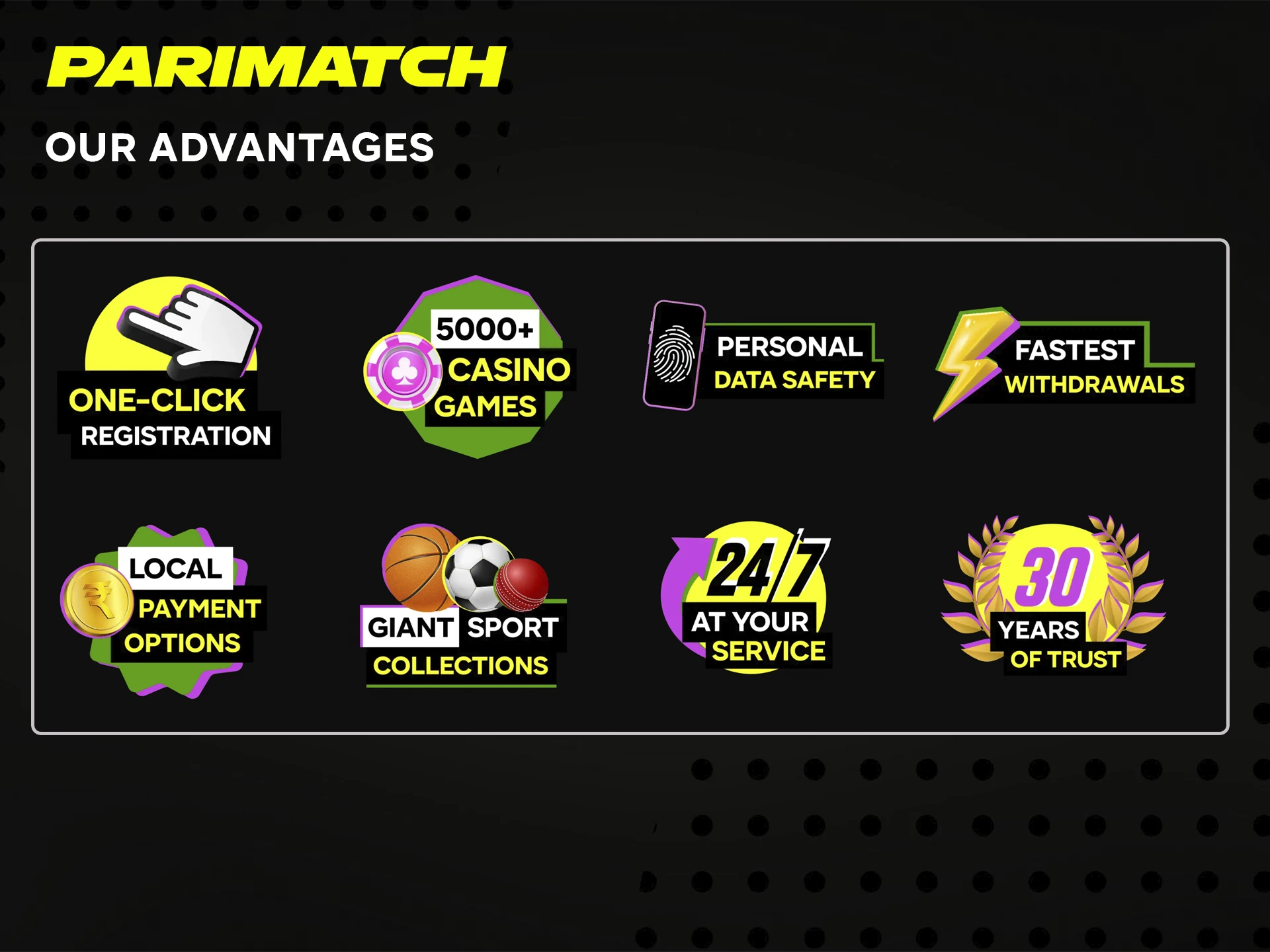 Familiarize yourself with the benefits of Parimatch.