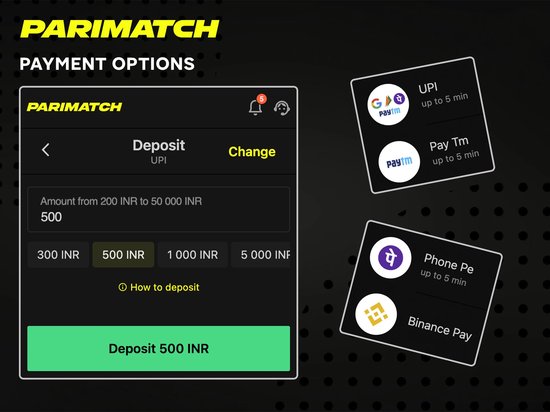 Earn CPA or fixed commissions with Parimatch India.