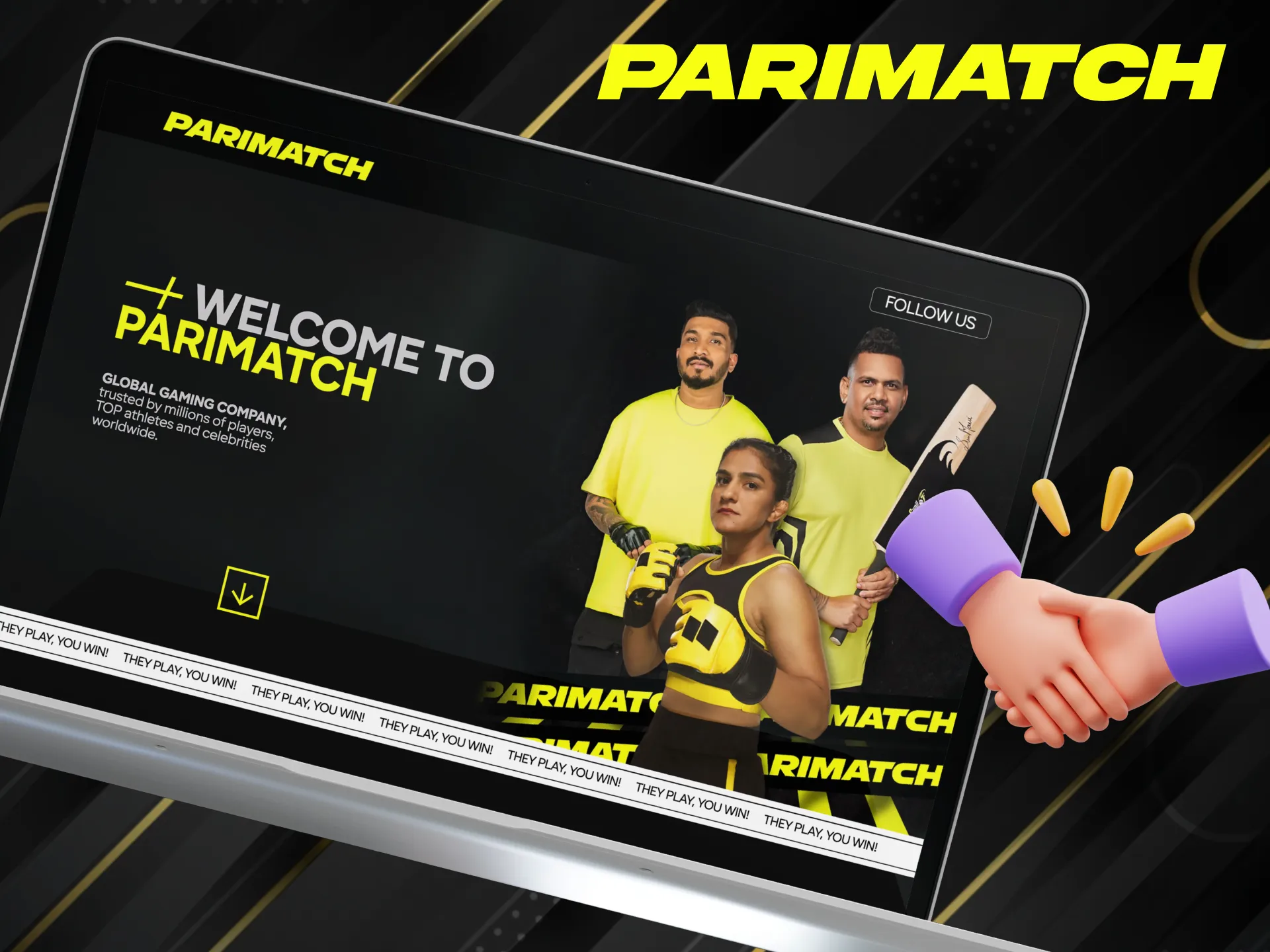 Promote Parimatch easily with customizable marketing materials.