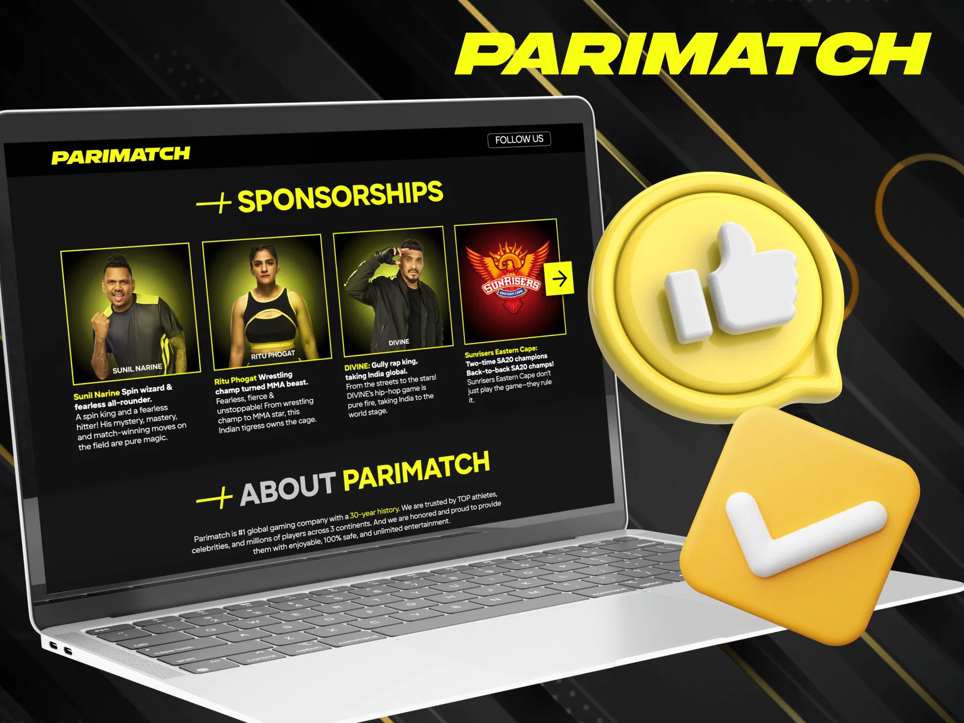 Build your personal brand with Parimatch’s ambassador program.