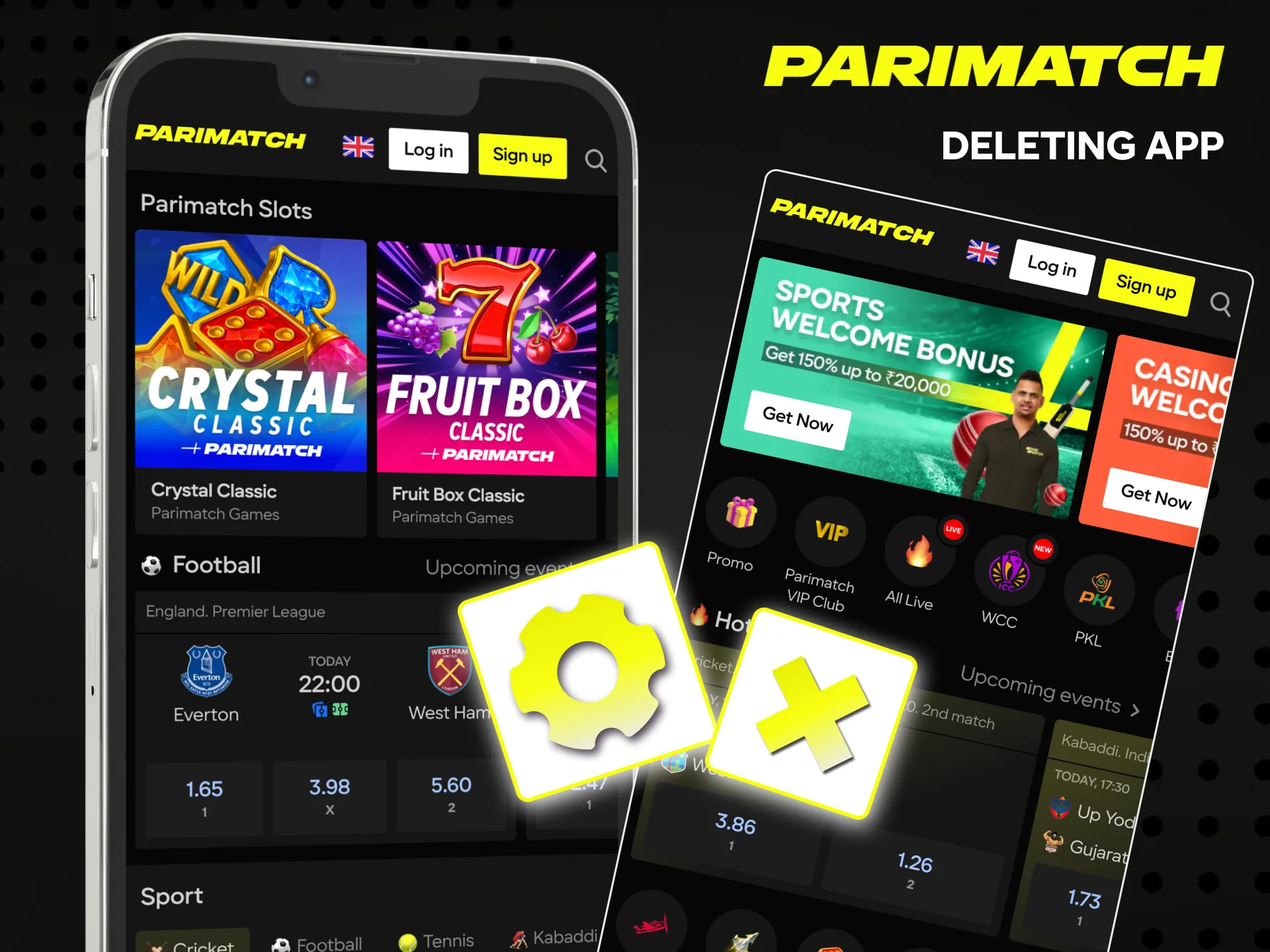 Read how you can uninstall the Parimatch app.