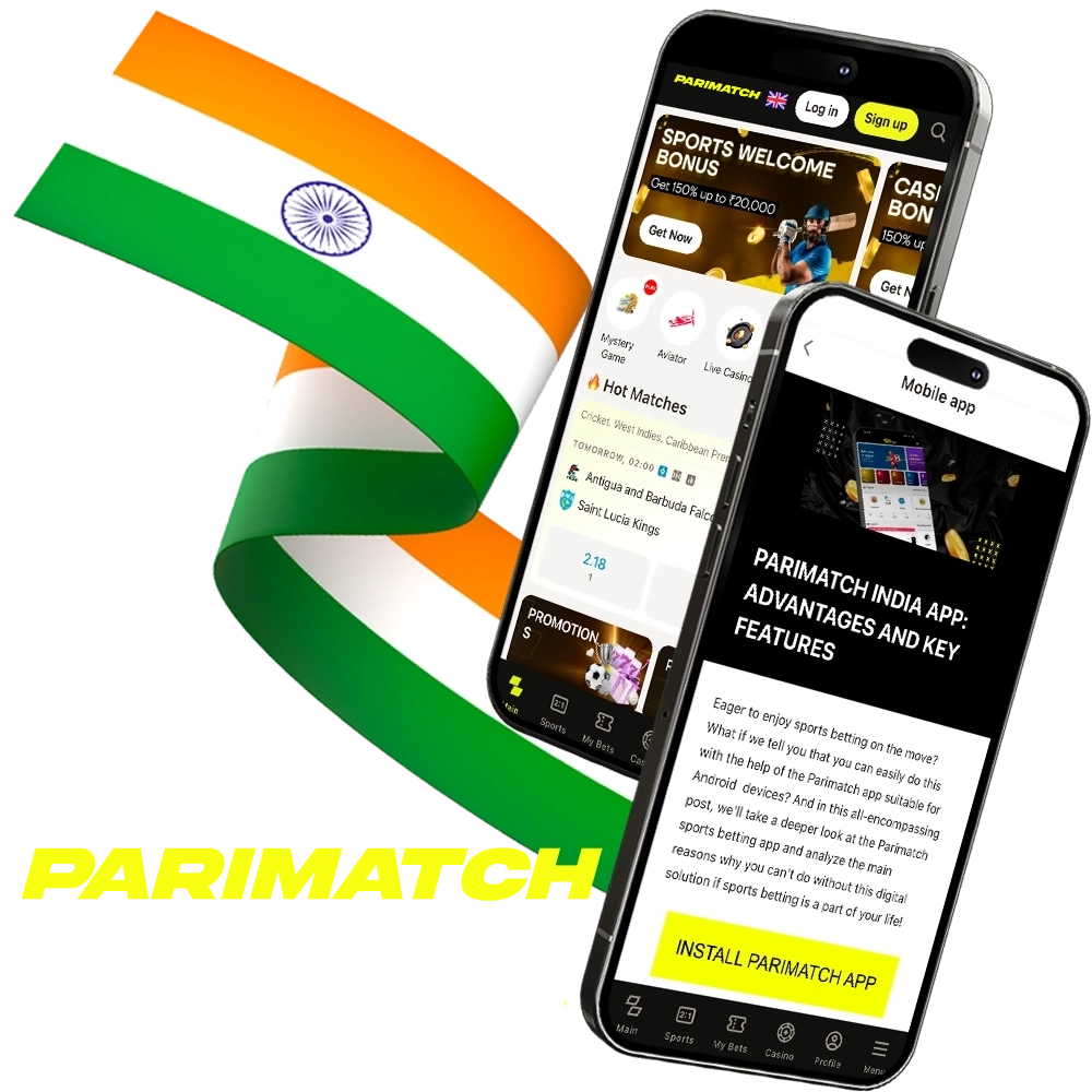 Play Parimatch in the app anytime you want.