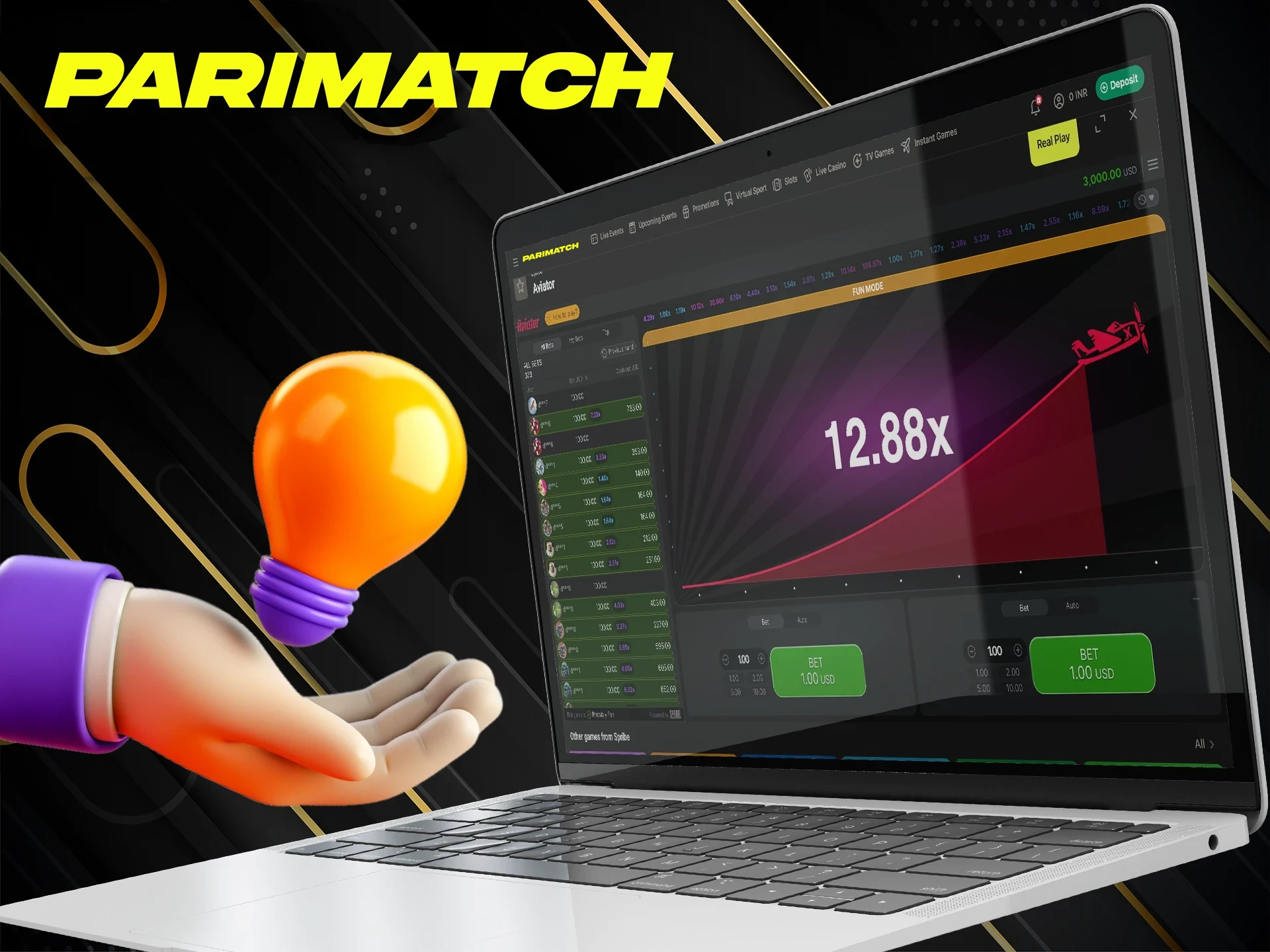 Use our tips to win at Aviator at Parimatch.