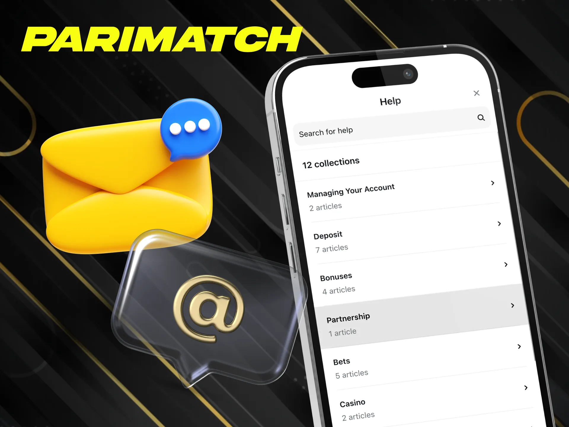 Parimatch India email support for detailed queries.