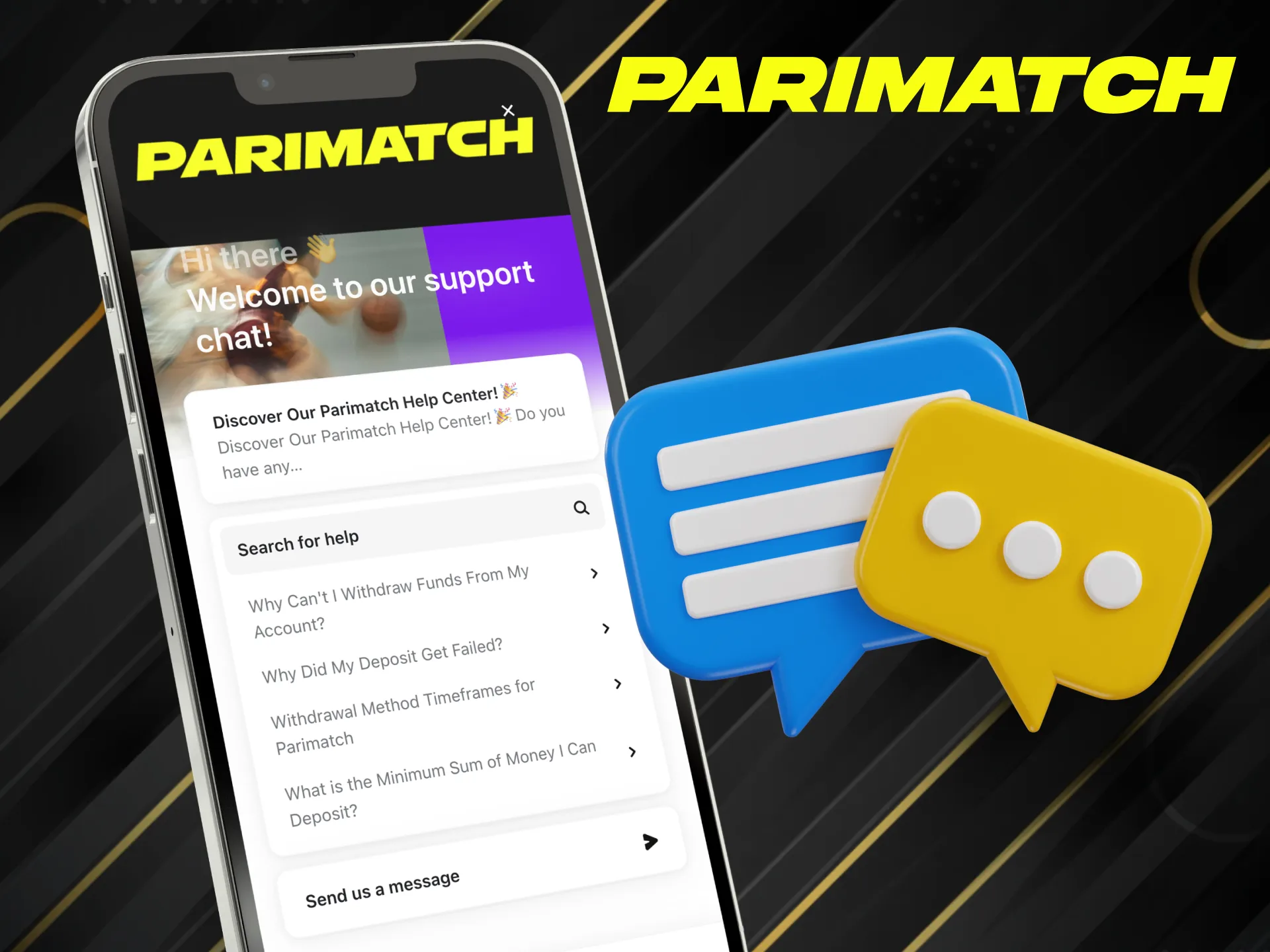 Parimatch India live chat for instant help.