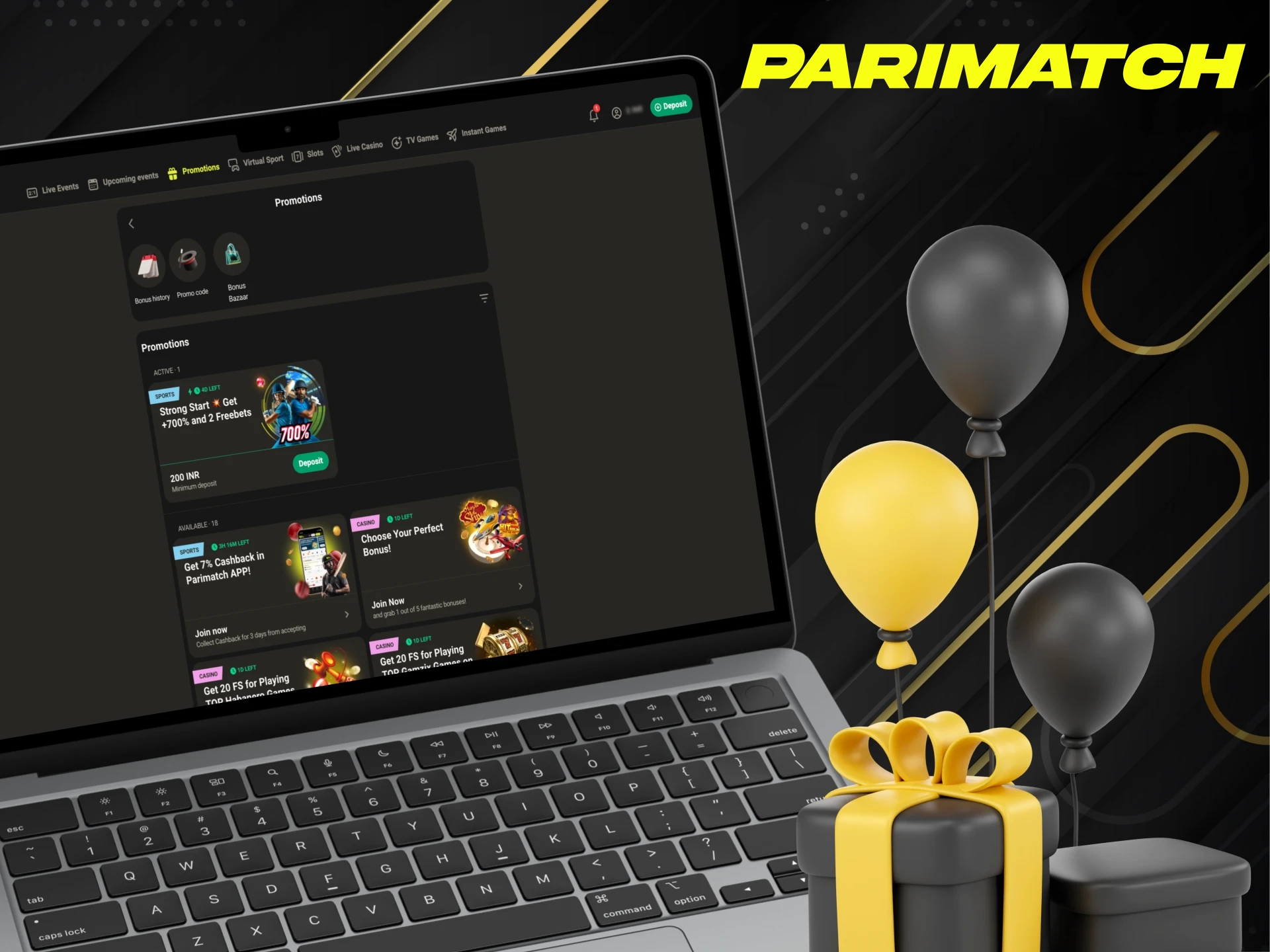 Betting on football is more enjoyable with Parimatch bonuses.