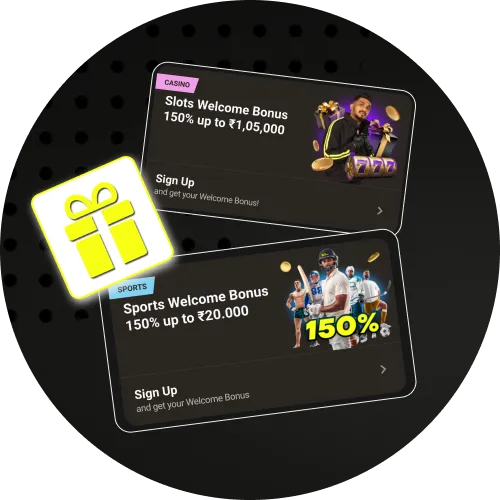 Welcome bonuses at Parimatch.