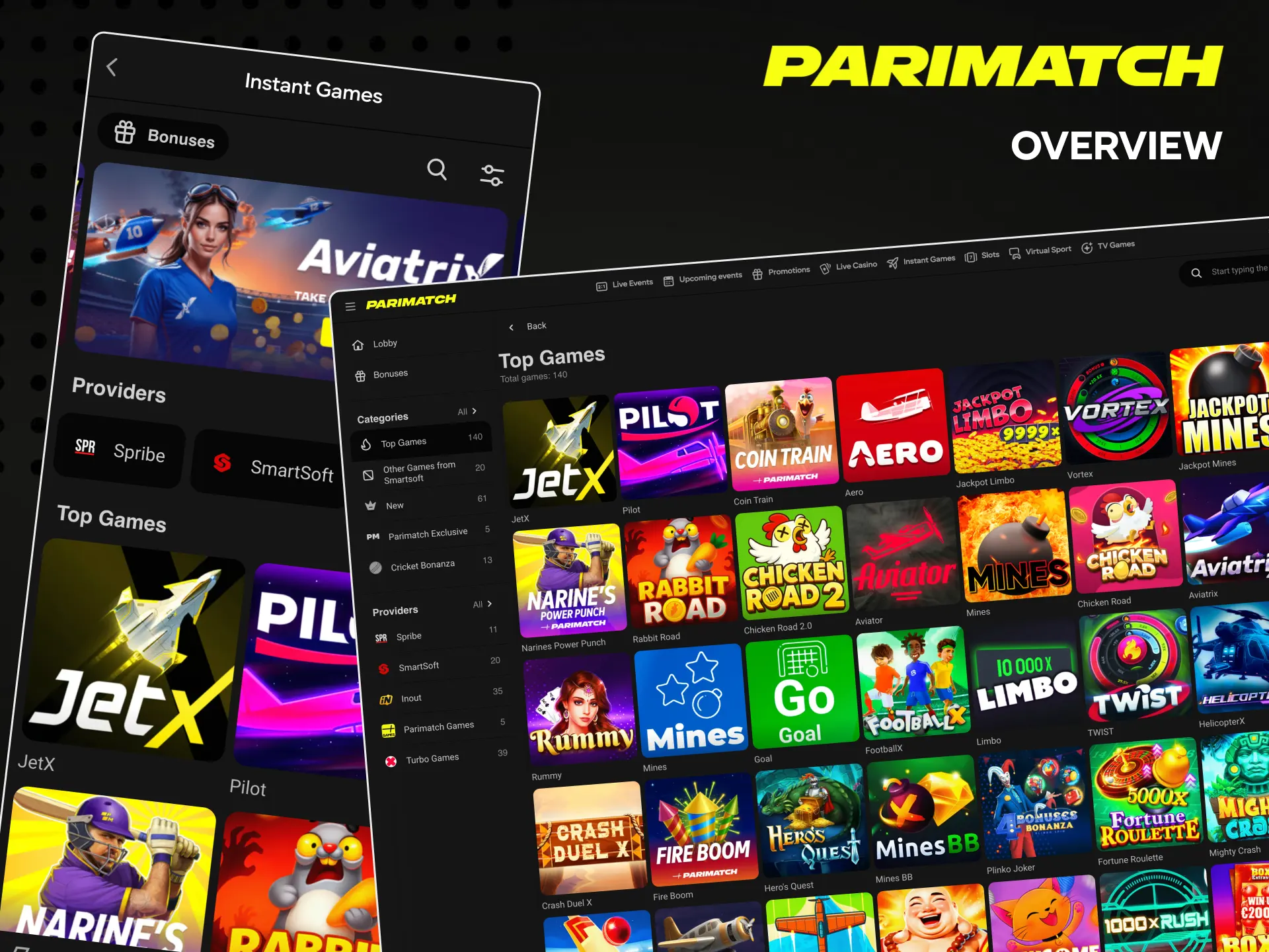 Get to know Instant Games at Parimatch.