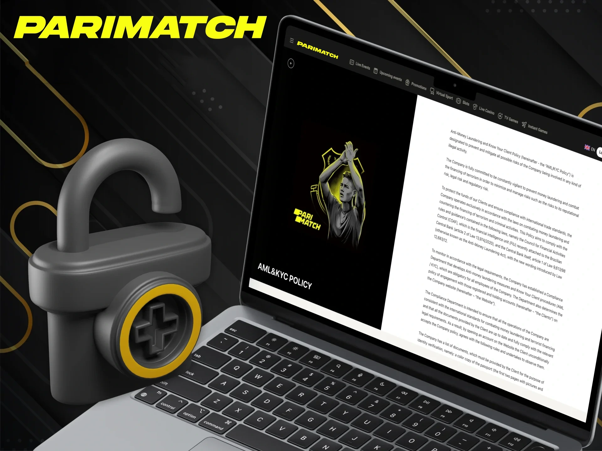 Your safety is the number one priority of Parimatch.