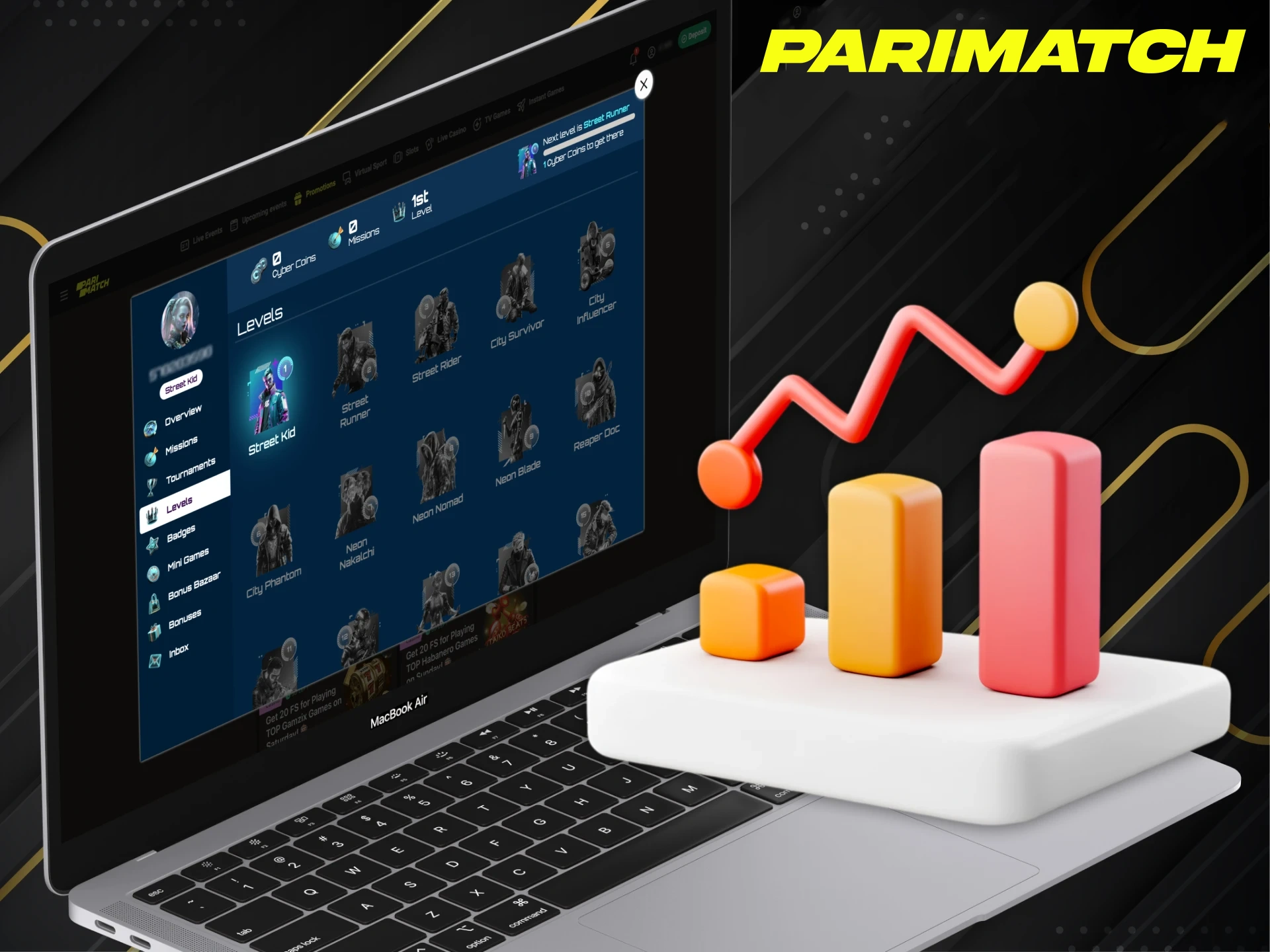 Get to know more about the loyalty level system at Parimatch.
