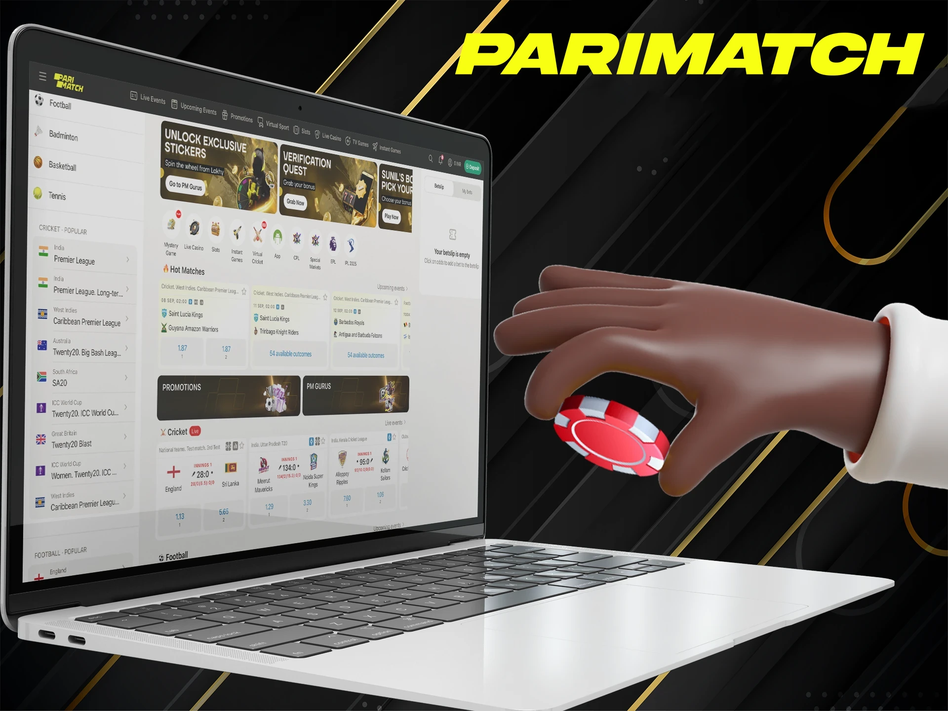 Check out how to place the right bets at Parimatch.