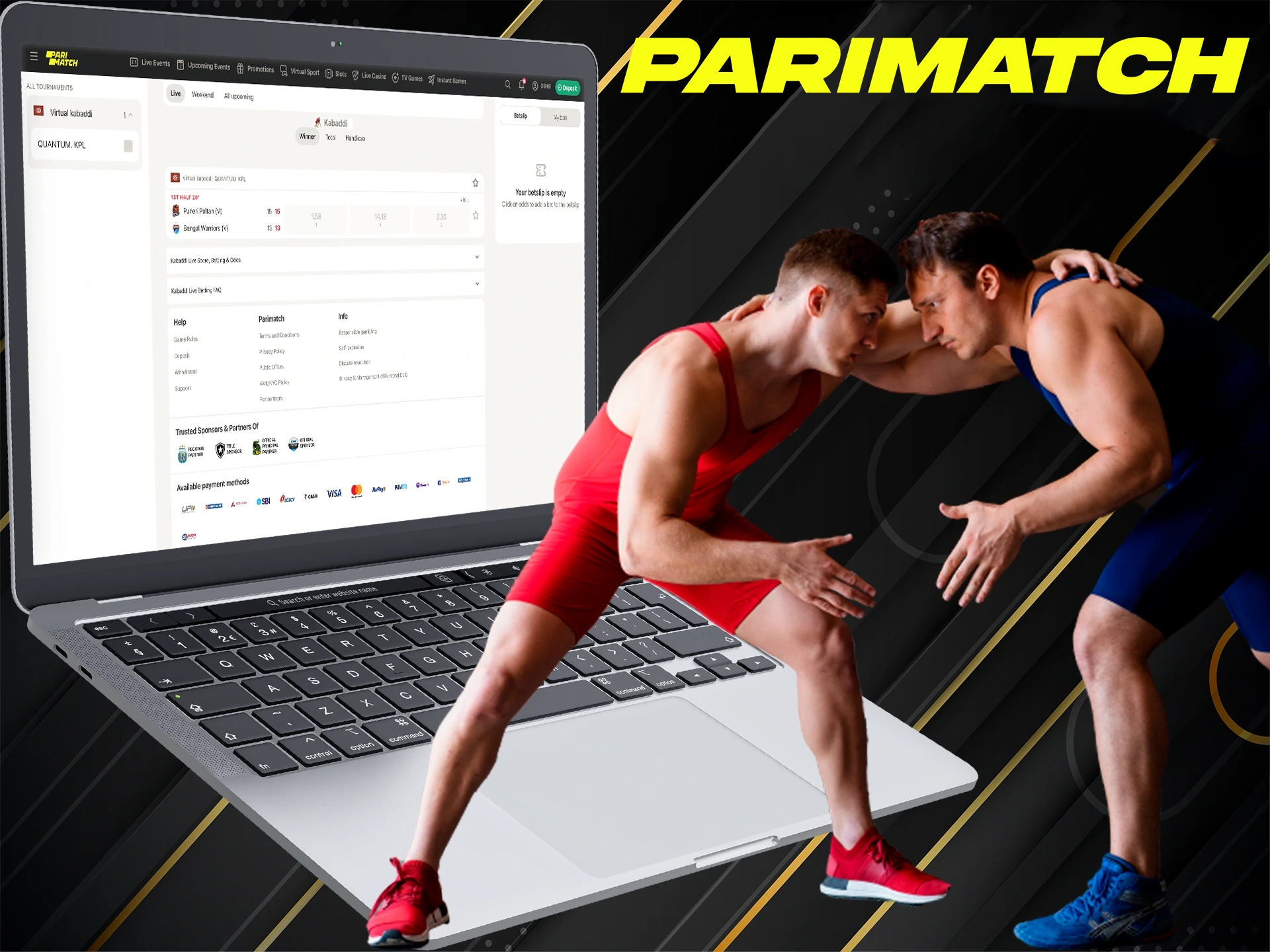Bet on Kabaddi events with Parimatch.