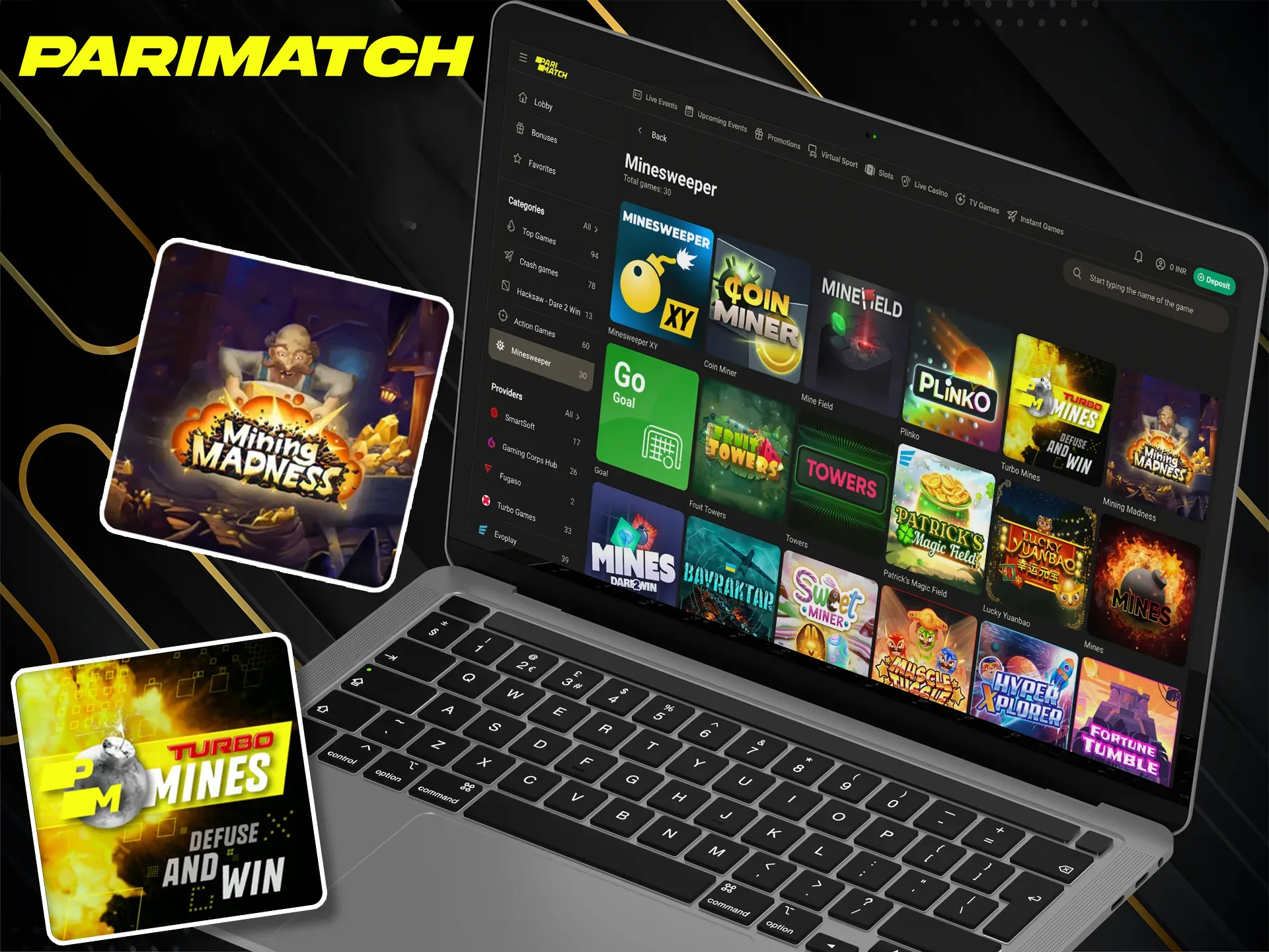 Get to know the MinesWeeper games with Parimatch.