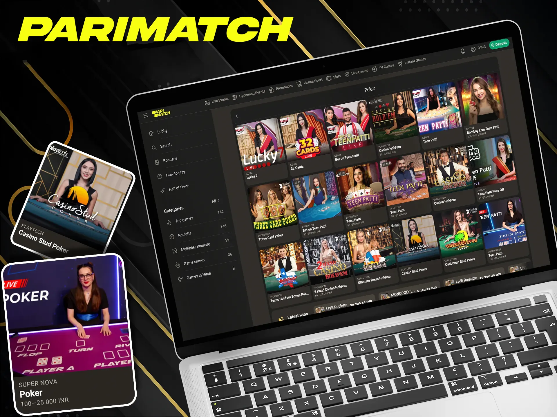 Put together the best poker combination and win with Parimatch.