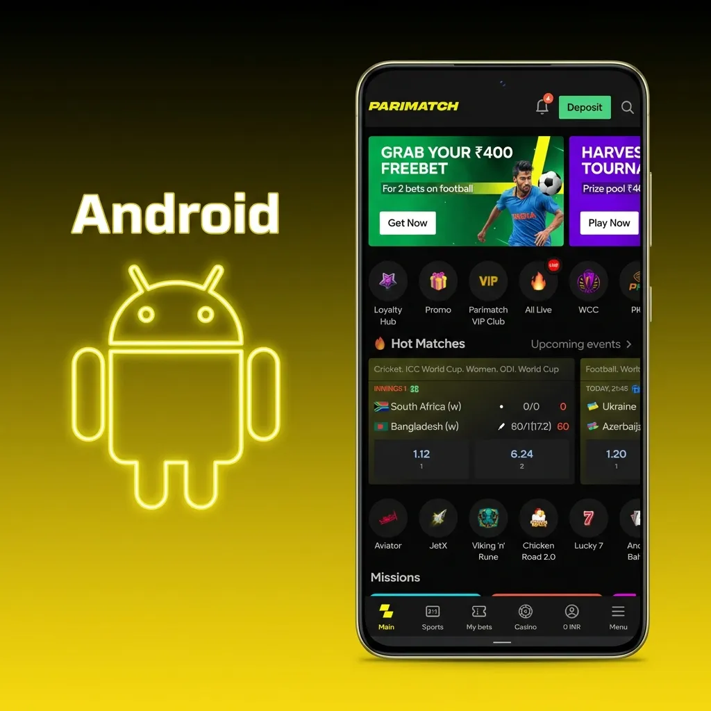 Android app installation guide showing steps to download and install APK from official website